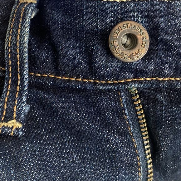 Levi's Women Jeans Skinny High Rise 24 XS Dark Blue Denim Pants Pocket Teen Girl - Picture 9 of 9